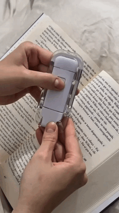 LumiFlex Pro™ - Luz Inteligente para Leitura Noturna