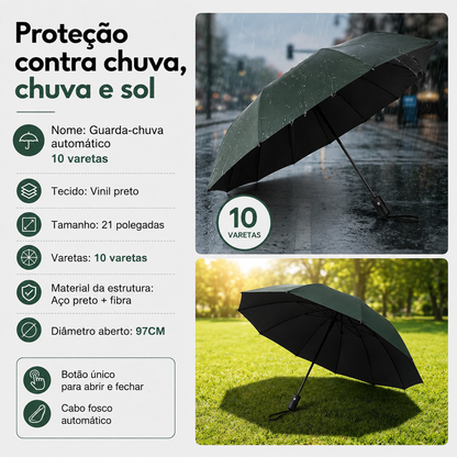 Nuvora — Guarda-Chuva Automático Blackout 10X