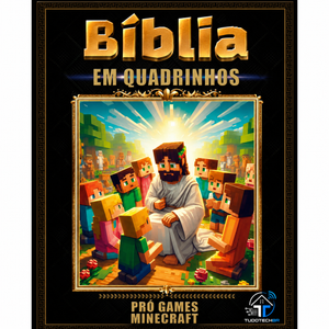 Bíblia em Quadrinhos Pró Games - Estilo Minecraft - Capa Dura Colorida