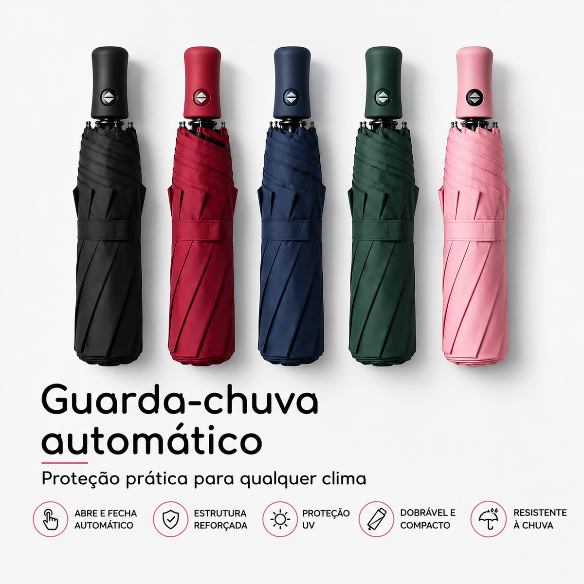 Nuvora — Guarda-Chuva Automático Blackout 10X