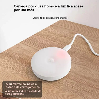 Kit Luminária LED Sensorial Sem Fio com Sensor de Presença – Recarregável USB | 1, 2, 3 ou 4 Unidades